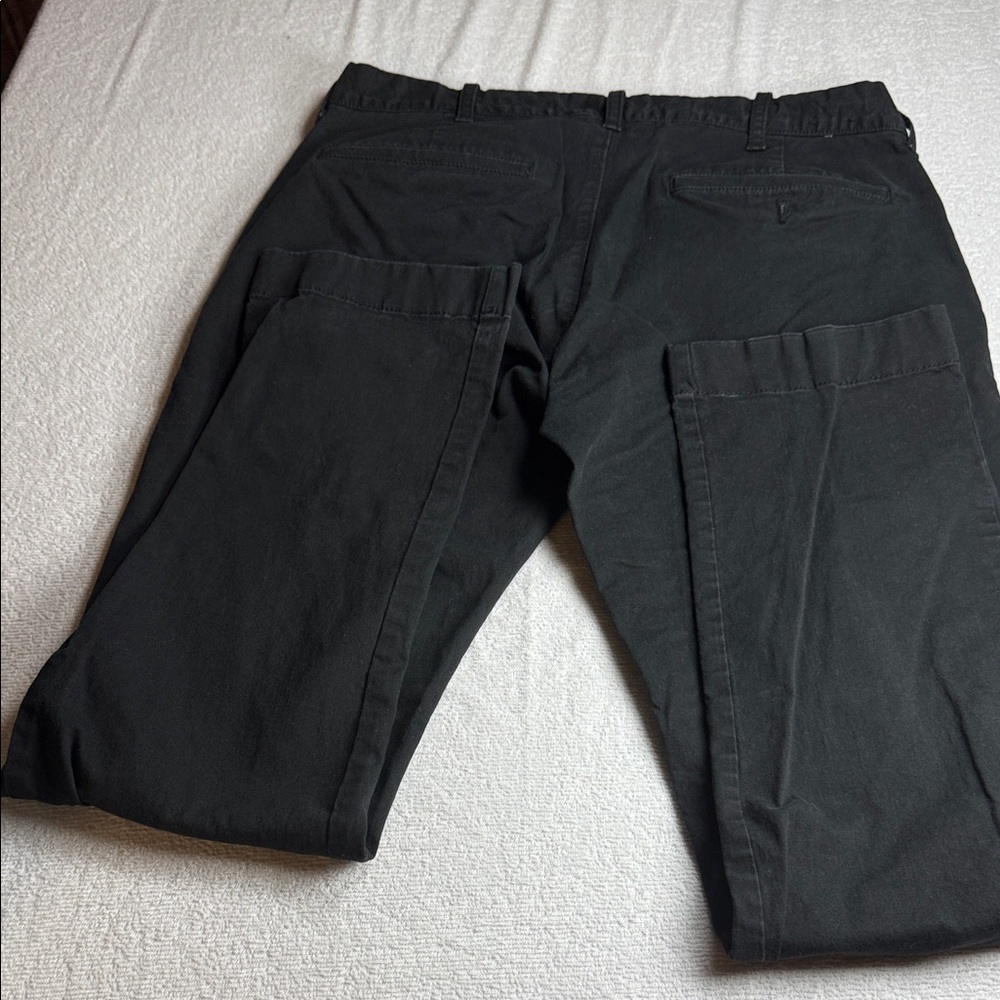 J. Crew Flex slim-fit Driggs khaki Men's Black Pants - Picture 8 of 10
